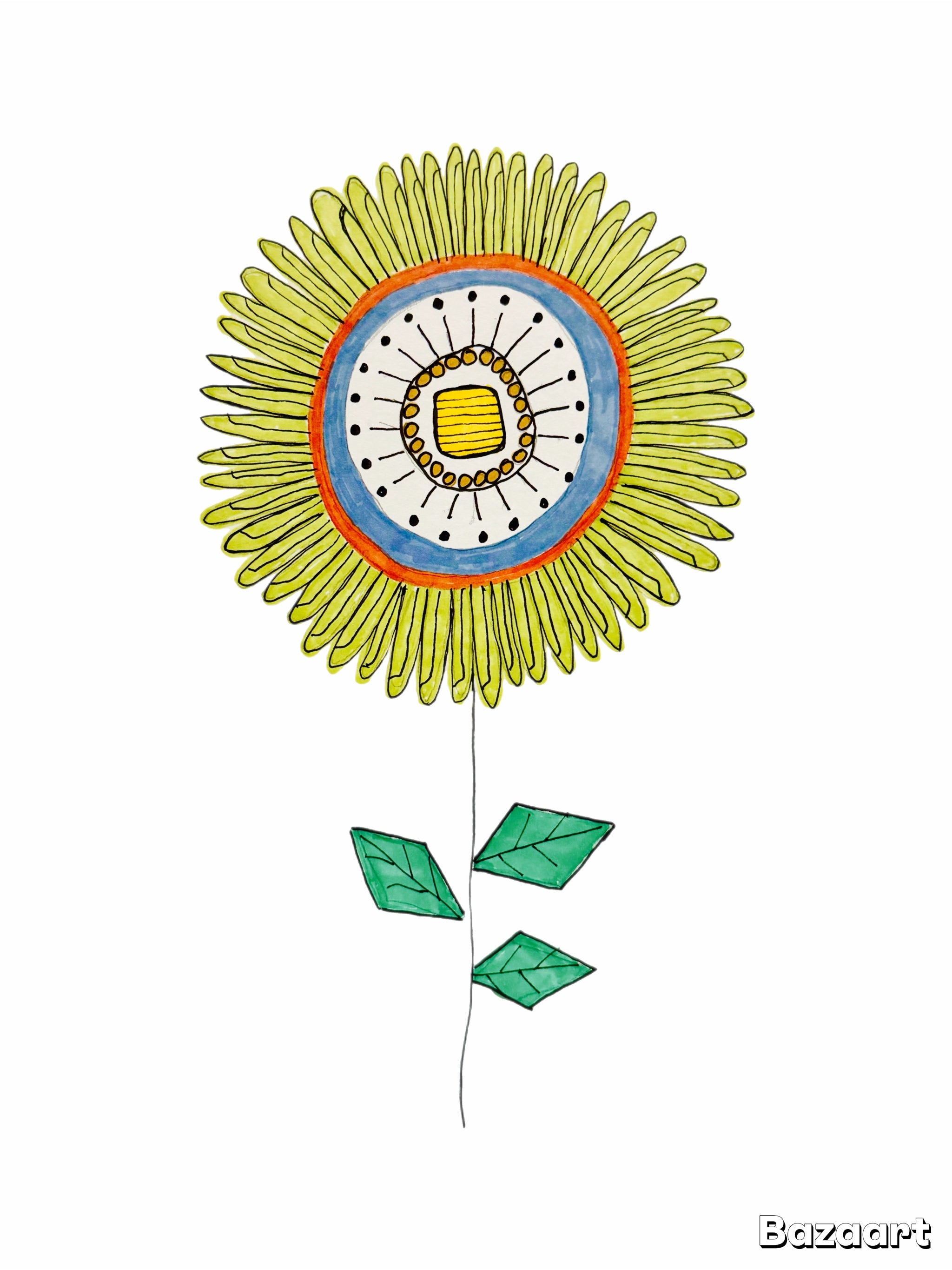 Green Daisy